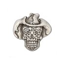 Sugar Skull Concho Cowboy - Antik Silber