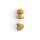 Knopfniete 7 mm - Massiv Messing - 10er Pack