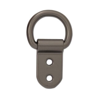 Solider Clip mit D-Ring 19mm, Gunmetal Finish