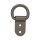 Solider Clip mit D-Ring 19mm, Gunmetal Finish