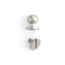 Knopfniete 8 mm - Nickel Finish - 10 Stck