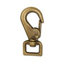 Schnapp-Karabiner 19mm Antik Messing