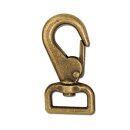 Schnapp-Karabiner 25mm Antik Messing
