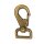 Schnapp-Karabiner 25mm Antik Messing