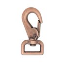 Schnapp-Karabiner 25mm Antik Kupfer