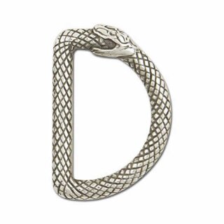 Infinity Snake D-Ring - 38mm - Nickelfrei