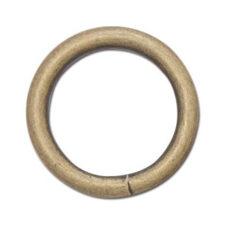 Massive O-Ringe 32mm Antik Messing