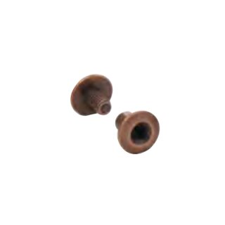 Schraubnieten Openface 6mm Antik Kupfer