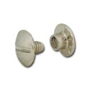 Schraubnieten Openface 6mm Nickel Finish