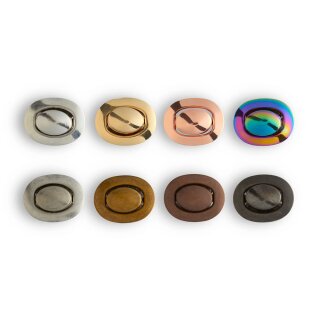 Taschenverschluss Klein Oval