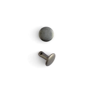 Nieten Doppelkopf - Mittel - Antik Nickel Finish