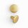 Breite Doppelkopf Niete - Mittel -  Messing Finish