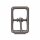 Mittelbalken Rollschnalle - 16mm - Gunmetal