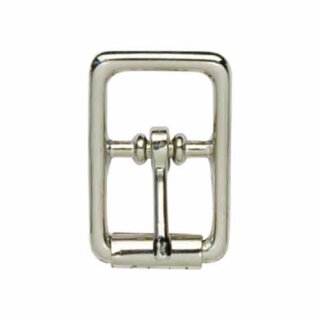 Mittelbalken Rollschnalle - 19mm - Nickel Finish