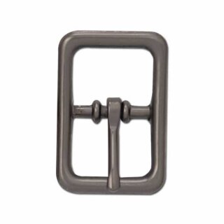 Mittelbalken Schnalle - 25mm - Gunmetal