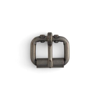 Rollschnalle - 19 mm - Antik Nickel