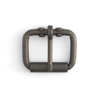 Rollschnalle - 32mm - Antik Nickel