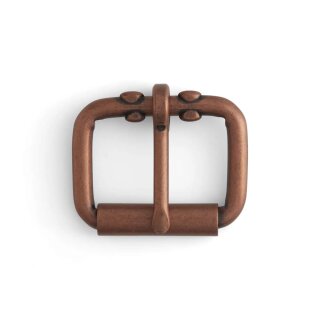 Rollschnalle - 32mm - Antik Kupfer