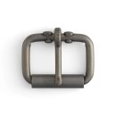 Rollschnalle - 38mm - Antik Nickel