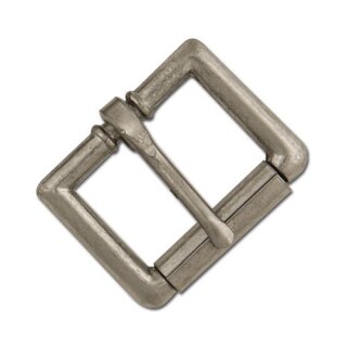 Riemen Rollschnalle - 16mm - Antik Nickel