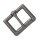Riemen Rollschnalle - 16mm - Gunmetal
