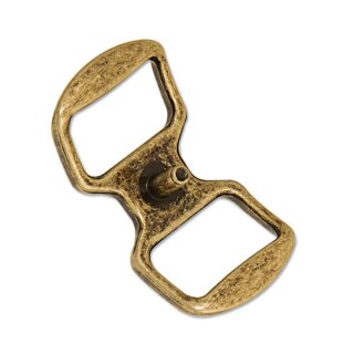 1909 Conway Schnalle - 19mm - Antik Messing