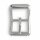 Mittelbalken Rollschnallen - 19mm - Nickel Finish