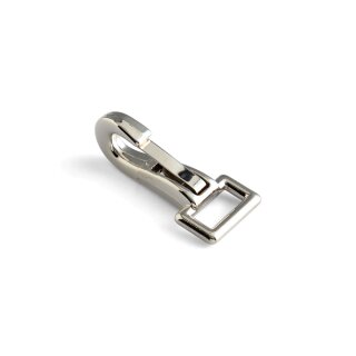 Schnapp-Karabiner 13mm Nickel Finish