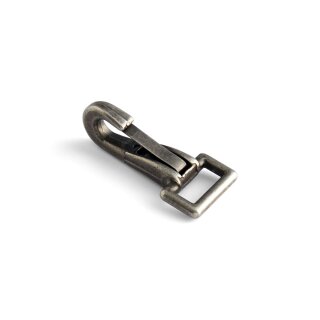 Schnapp-Karabiner 13mm Antik Nickel