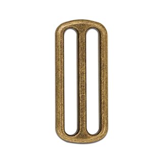 Gurtversteller - 38mm - Antik Messing