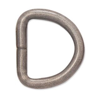 Solide D-Ringe - 38mm - Antik Nickel