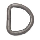 Solide D-Ringe - 38mm - Gun Metal Matt