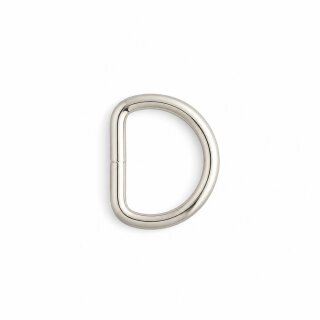 Solide D-Ringe - 25mm - Nickel Finish