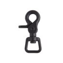 Karabiner Drehbar - 16mm Schwarz (Nickelfrei)