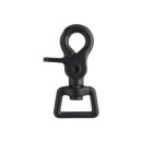 Karabiner Drehbar - 19mm Schwarz (Nickelfrei)