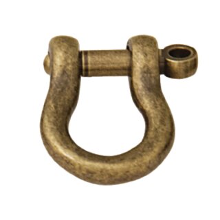 Hufeisen Schäkel - Antik Messing Finish