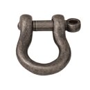 Hufeisen Schäkel - Antik Nickel Finish
