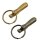 Gürtelclip mit Schlüsselring - Antik Finish