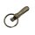 Gürtelclip mit Schlüsselring - Antik Messing
