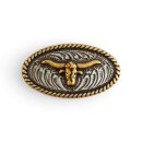 Longhorn Oval Concho