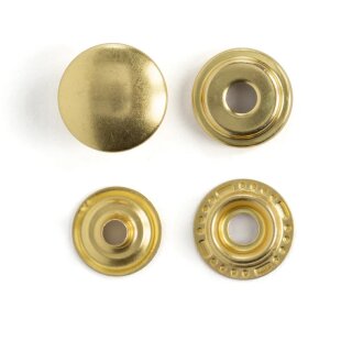 Druckknöpfe Massiv Messing 10er Pack