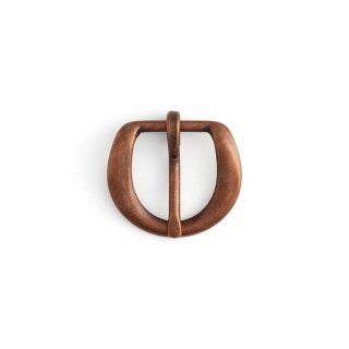 Balkenschnalle 16 mm Antik Kupfer