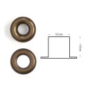 Ösen Antik Messing 10 mm