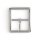 Brooklyn Mittelbalken Schnalle 30mm Nickel Finish