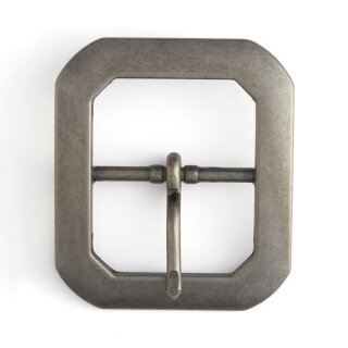 Achteckschnallen Antik Nickel