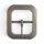 Achteckschnallen Antik Nickel
