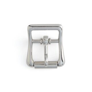 Schnalle Verschlusslasche - 25 mm - Nickel Finish