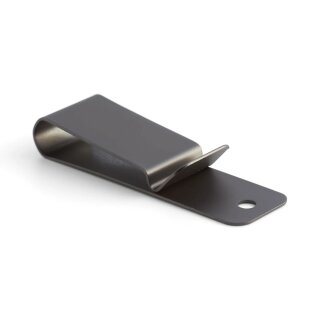 Mittlerer Federclip - Gunmetal Matte