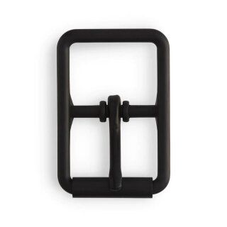Mittelbalken Rollschnalle - 16mm - Schwarz Matt