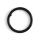 O-Ring mit Federtor 38mm  Schwarz glänzend